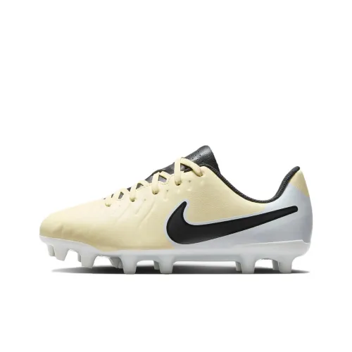 nike Tiempo Legend 10 Детские футбольные бутсы Экрю Подростки