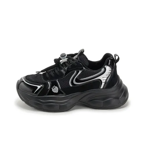 Disney Strawberry Bear Series Анти-KICK Амортизация Устойчивость к истиранию Баланс Низкий Топ