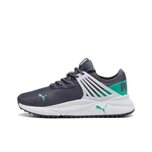 PUMA Pacer Future Low Топ Детская Беговая Обувь Серый Белый Зеленый Подростки