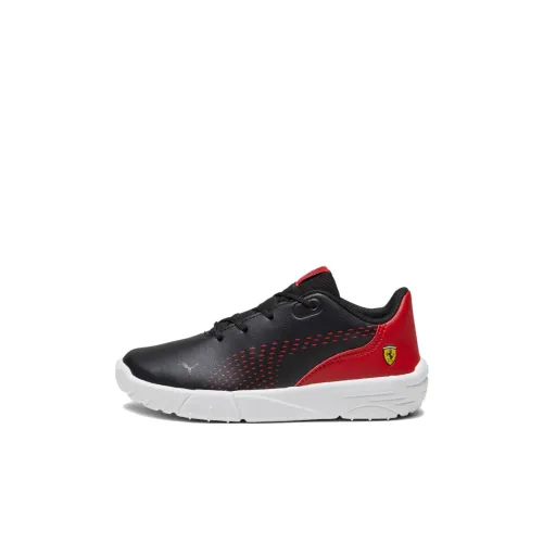 PUMA Scuderia Ferrari Kids Lifestyle Shoes Черный Красный Детский
