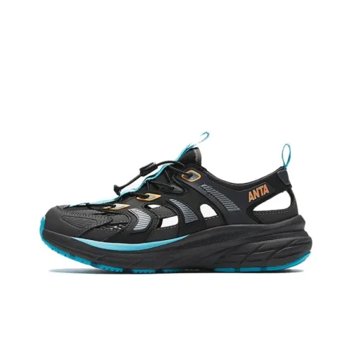 Antakids Детские сандалии Черно-серый цвет Подходит для школьного возраста