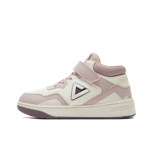 PEAK Anti KICK MID Топ Детские Скейтбординги Средний Фиолетово-бежевый Белый Подростки