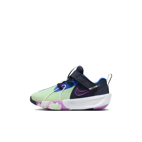 Nike Air Zoom G.T. Cut 3 Детские баскетбольные кроссовки Низкий топ Зеленый синий Kids