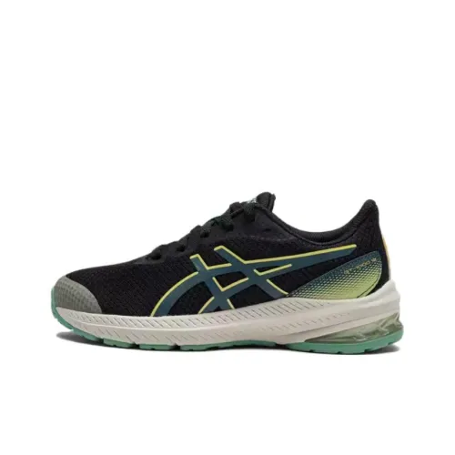 Asics GT 1000 12 Детская беговая обувь Низкий топ Черный Белый Унисекс
