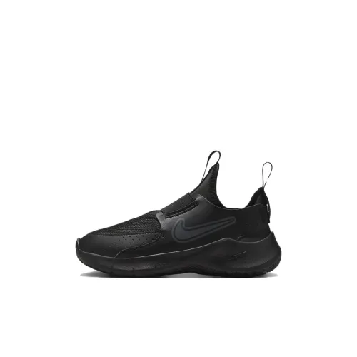 Nike Flex Runner 3 BP Амортизация Износостойкий Низкий Топ Детские Беговые Кроссовки Черные Дети Возраст 3-7 Лет
