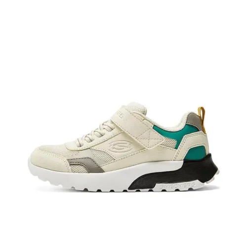 Skechers Kids SKX 225 Противоскользящий Устойчивый к истиранию Низкий Топ Детская Беговая Обувь Натуральный