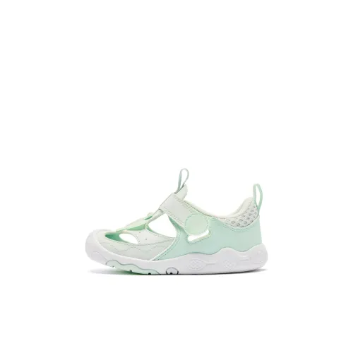 QIAODAN Дышащая Низкая Обувь для Малышей Светлая Прозрачно-Зеленая для Новорожденных и Малышей