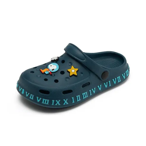 SNOOPY EVA Противоскользящие Амортизирующие Устойчивые к истиранию Дышащие Детские Домашние Тапочки Подростки