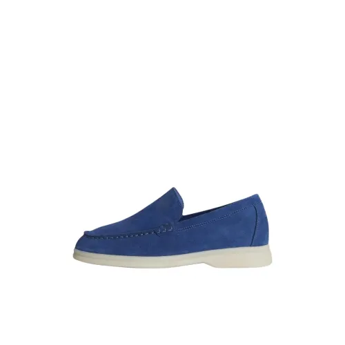 Loro Piana Summer Walk Low Топ Kids Lifestyle Shoes Темный небесно-голубой Детский