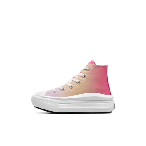 Предшкола Converse All Star Move High Top Kids Кеды Розовый Желтый Фиолетовый