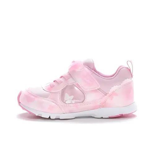 MoonStar Luvrush Lv 2E Устойчивый к истиранию Дышащие Детские Повседневные Кроссовки Розовые Подростки