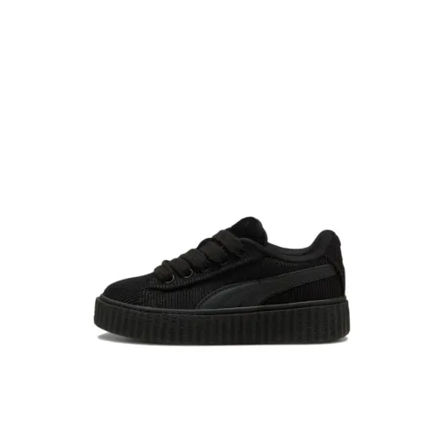 FENTY BEAUTY X PUMA Creeper Phatty Low Топ Детские Скейтбординги Черный Детский