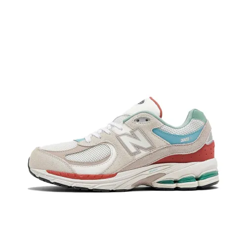 New Balance NB 2002R GS'Festivals' Амортизация Износостойкий Низкий Топ Детские Беговые Кроссовки Бежево-Синий Зеленый Подростки