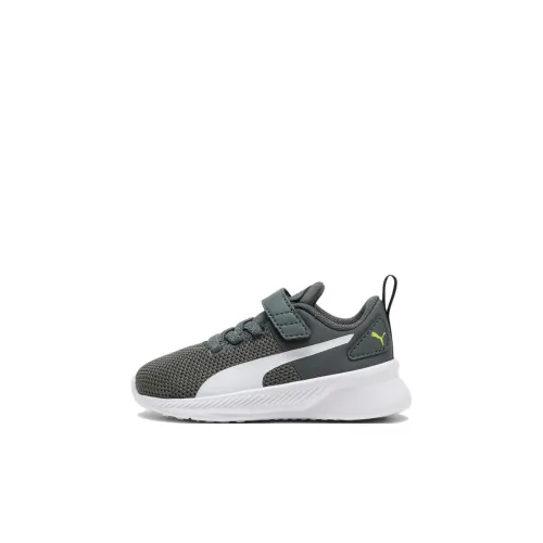 PUMA Flyer Runner Low Топ Обувь для малышей Серый Белый Infant And Toddler