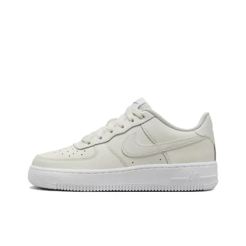 Nike Air FORCE 1 Slip-on Устойчивый к истиранию Низкий Топ Детские Скейтбординг Белый