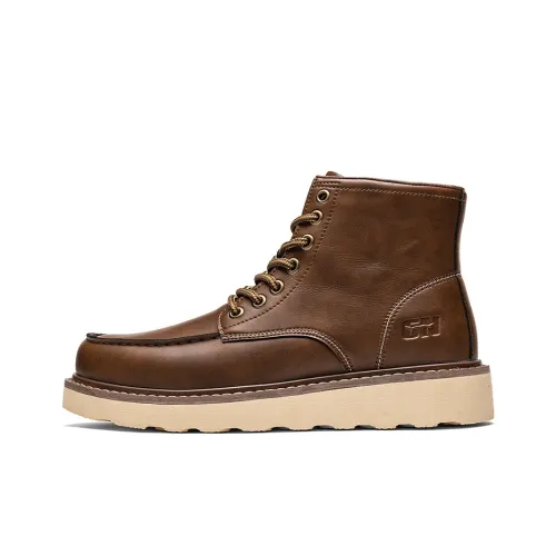 G.N.SHIJIA Мужские повседневные туфли High Top Мужские