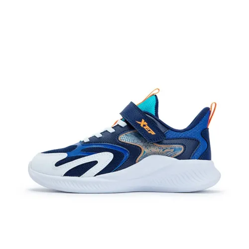 XTEP Детская беговая обувь Low Top Глубокий синий/Новый белый Унисекс