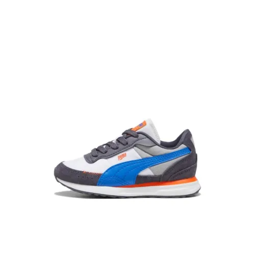 PUMA Road Rider Детские Лайфстайл Обувь Серый Синий Малыш