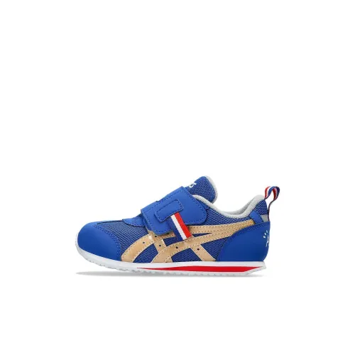 Asics Idaho Mini Дышащий Anti KICK Низкий Топ Детская Беговая Обувь Синий Children Возраст 3-7 Лет