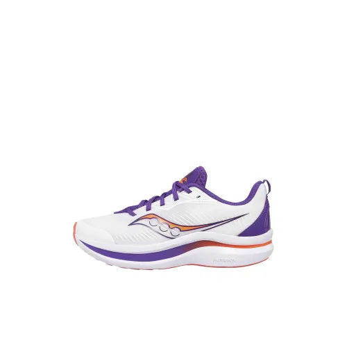 Saucony Endorphin KDZ Детская беговая обувь Низкий топ Белый Фиолетовый Kids
