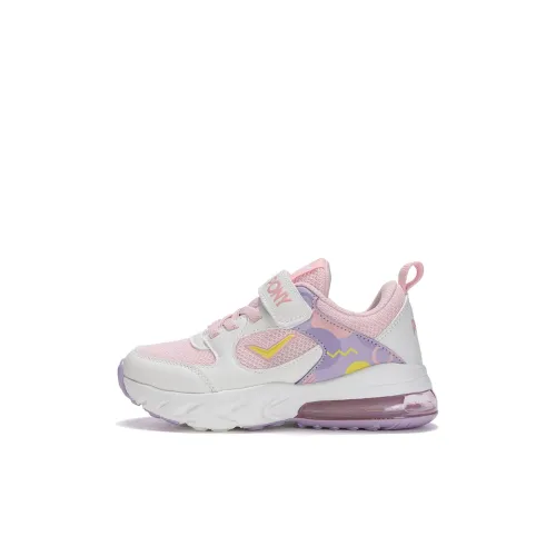 PONY Slip-resistant амортизация и дышащий низкий топ детские беговые кроссовки розовый детский