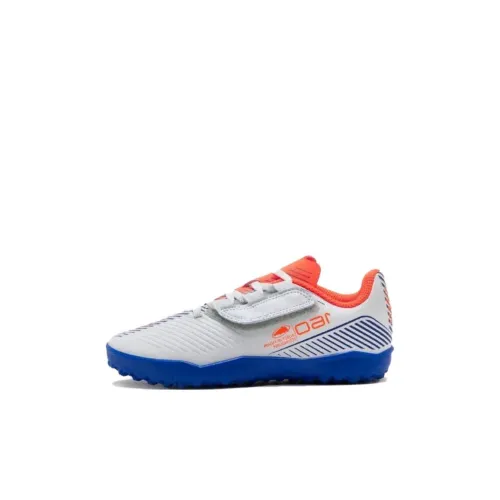 DECATHLON Agility160 противоскользящие устойчивые к истиранию низкий топ детские футбольные бутсы серый синий Kids