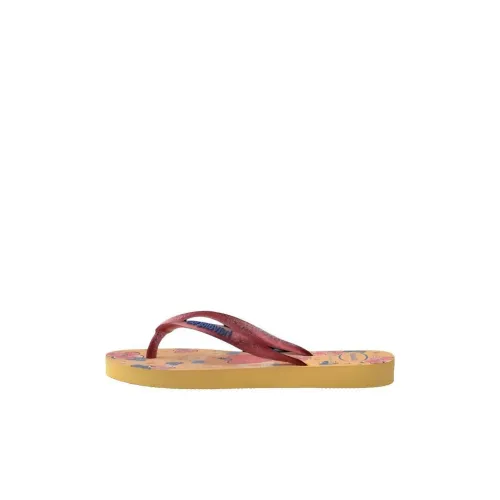 Havaianas Тонкие Устойчивые к Износу Тапочки Желтые Детские