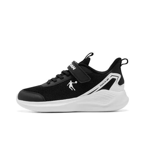 QIAODAN Детская беговая обувь Low Top Черная Белая Панда Унисекс