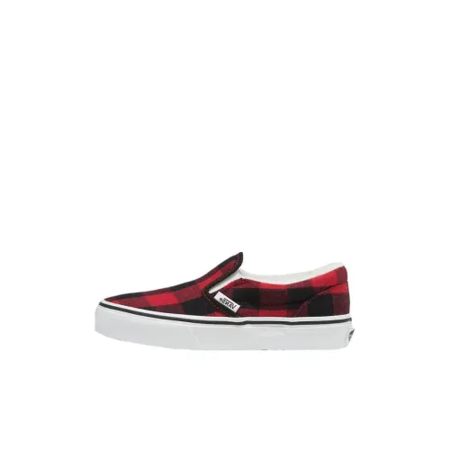 Vans Детские Скейтбординги Низкие Кеды Черные Красные Kids