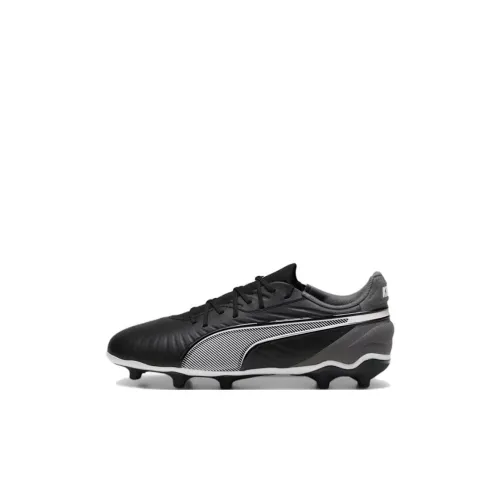 PUMA KING MATCH Низкие футбольные бутсы для детей черные детские