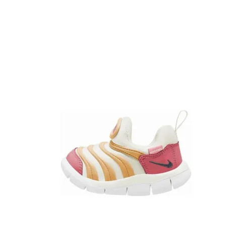 Nike Dynamo Free Low Топ Обувь для малышей Белый золотой Розовый Infant And Toddler