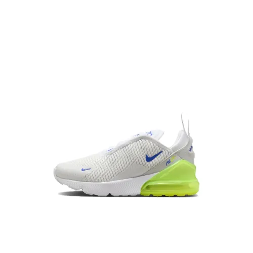 Nike Air Max 270 Low Топ Детская беговая обувь Белый Синий Малыш
