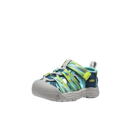 KEEN Newport H2 Slip-Resistant Anti-KICK Abrasion-Resistant Breathable Lightweight Low-Top Toddler Shoes Blue Green