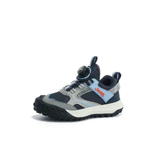 JEEP Противоскользящие Анти-КИК Аbrasion-Resistant Дышащие Легкие Детские Обувь Lifestyle для Детей