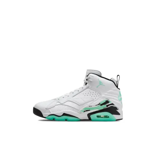 Jordan Jumpman MVP Амортизация Легкий Высокий Топ Детские Баскетбольные Кроссовки Белый Зеленый Черный Детский