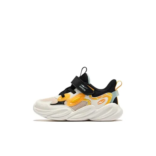 ERKE KIDS Slip-resistant Low Top Детские Лайфстайл Обувь Бежевый Черный Для детей 3-7 лет