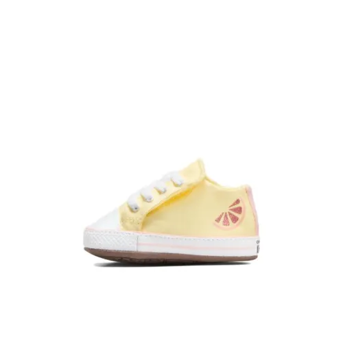 Конверс Чук Тейлор All Star Амортизация Износостойкие Высокие Кеды Малыша Желтые Для Младенцев и Малышей