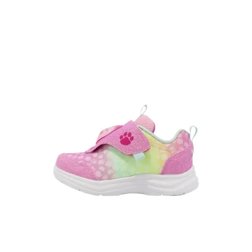 Skechers Kids S Lights противоскользящие дышащие отводящие влагу низкие топы для детей повседневные обувь розовый детский