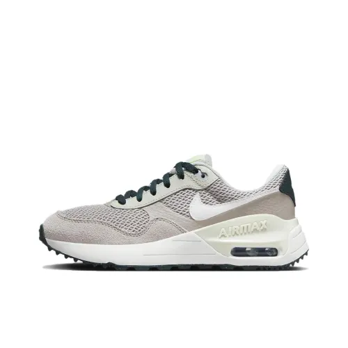 Nike Air Max SYSTM Амортизация Wa Дышащий Детские Лайфстайл Обувь Коричневый Зеленый Синий Белый Подростки