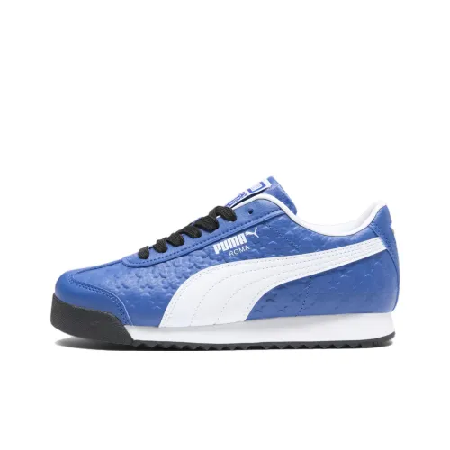 PUMA Roma Medalist Kids Lifestyle Shoes Синий Белый Подростки