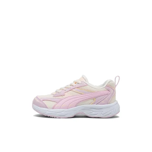 PUMA Morphic Metamorphasis Low Топ Детские Беговые Кроссовки Белый Розовый Малыш