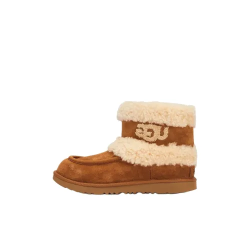 UGG Детские утепленные сапоги Коричневый Kids