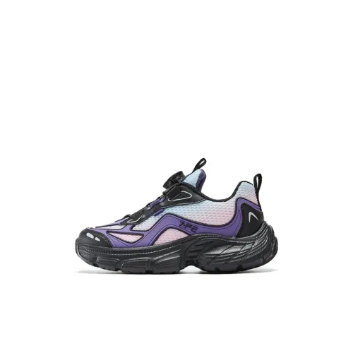 7 PE Детская повседневная обувь Низкий топ Черный/Фиолетовый/Розовый Kids