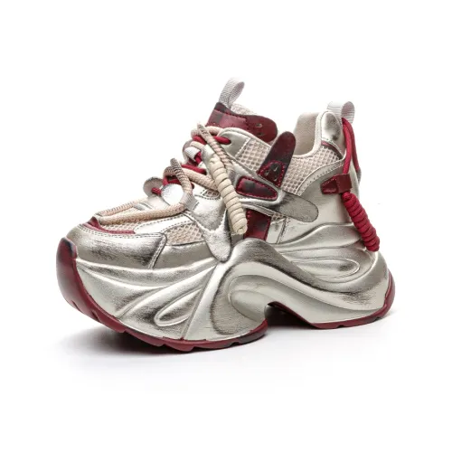 Стулек Floral Language Амортизаторы Slip-resistant Abrasion-resistant Низкий топ Толстая подошва Женские