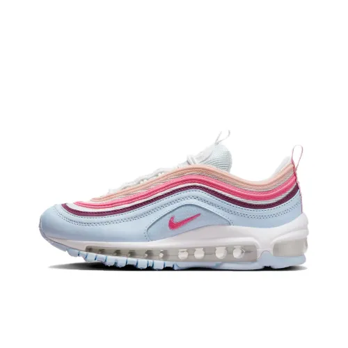 Nike Air Max 97 Low Топ Kids Lifestyle Shoes Синий Розовый Подростки