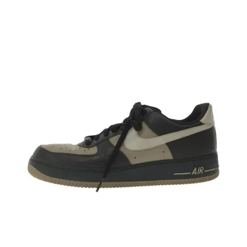 Nike Air Force 1 Slip Resistant Abrasion Resistant Низкий Топ Скейтбординг Кроссовки Мужские Коричневые