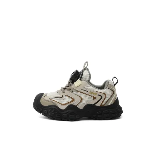 JEEP Устойчивые к истиранию низкие детские беговые кроссовки Mocha для детей