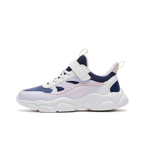 361°KIDS Противоскользящие амортизирующие абразионные устойчивые отскока детские повседневные кроссовки Синий Фиолетовый Белый Подростки