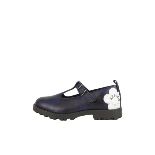 KENZO Детская кожаная обувь Low Top Blue Kids