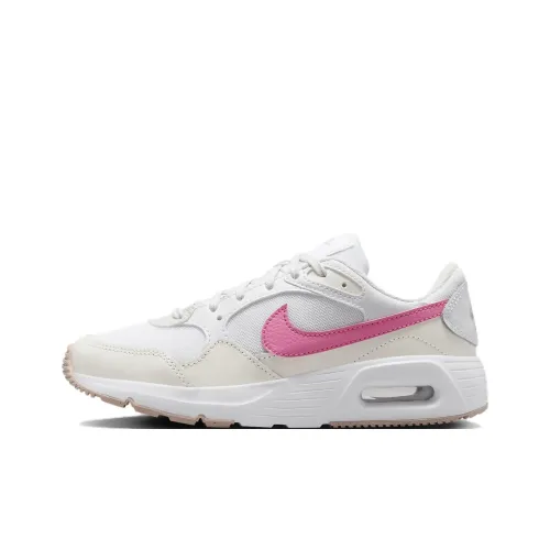 Nike Air Max SC Low Топ Kids Lifestyle Shoes Белый Розовый Подростки